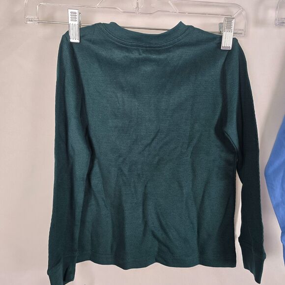 Tommy Bahama & Izod Shirts Boys 4 XS Green & Blue 1 Pullover & 1 Button Down NWT - Picture 7 of 15